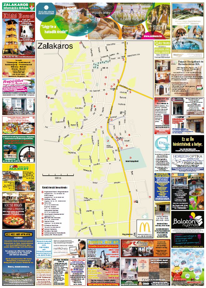 Zalakaros Térkép 2017