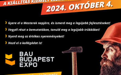 Új helyszínen, kibővített tematikával nyit október 4-én a III. BAU Budapest Expo