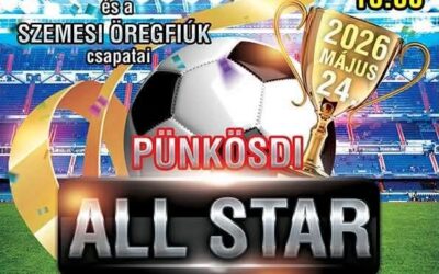 A Fradi, az Újpest, a Honvéd és a Vasas legnagyobb sztárjai csapnak össze Balatonszemesen Pünkösdkor