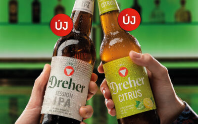 Két új variánssal bővíti portfólióját a Dreher: érkezik a Dreher Session IPA és a Dreher Citrus