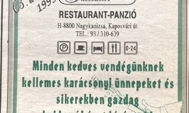 Hirdessen a 33-éves jubileumi számunkban!
