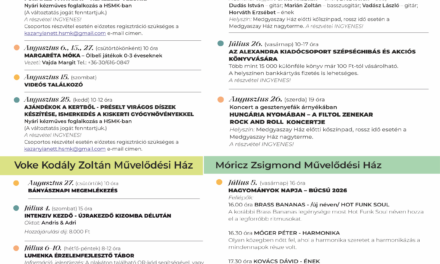 Kanizsai Nyári Kulturális  Programok
