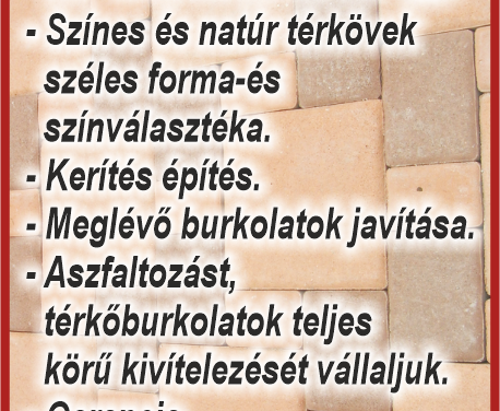 Térkövezés
