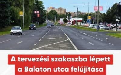 Balaton utca felújítás