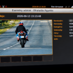 A megengedett sebesség közel háromszorosával száguldozó motorkerékpárost