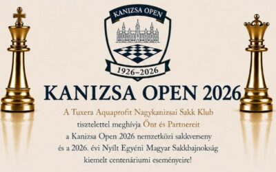 Kanizsa Open 2026 – nemzetközi sakkverseny Nagykanizsán