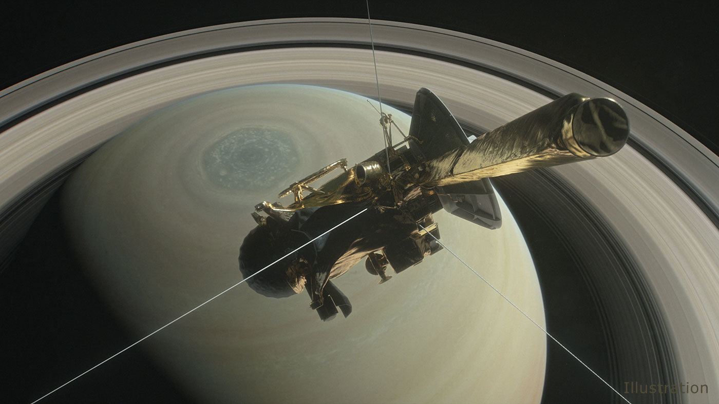 A végső, megsemmisítő “nagy ugrás” felé tart a Cassini űrszonda