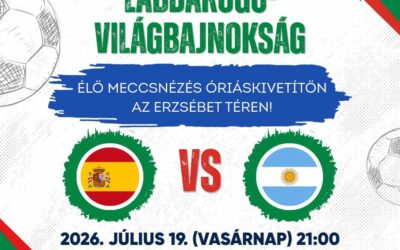 Labdarúgó Vb döntő Szurkoljunk együtt ! Nagykanizsán az  Erzsébet téren !