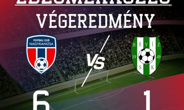 Felkészülési mérkőzésen csapatunk 6-1-es győzelmet aratott a Hévíz SK ellen!