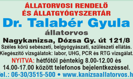 Dr.Talabér Gyula állatorvos !