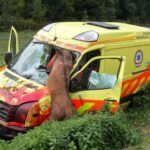 Árokba csapódott egy személyautó !