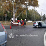 Összeütközött két személygépkocsi !