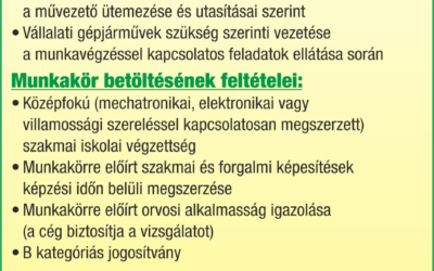 MÚSZERÉSZ Állás !