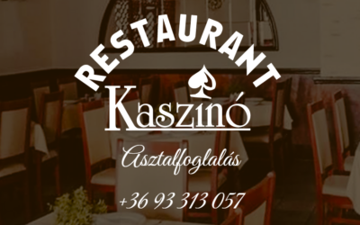 Kaszinó Étterem szombati menü  !