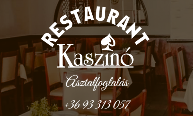 Kaszinó Étterem Heti menü