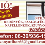 Redőnyök ! Akció 20- 40 % kedvezmény !