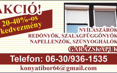 Fantasztikus redöny , Nyílászárók stb  Akció ! 20-40 % !