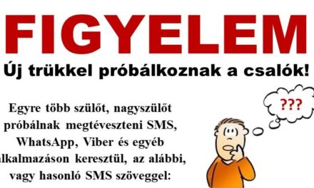 FIGYELEM! Új trükkökkel próbálkoznak a csalók!!!