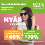 Optic Woald  Nyári Vásár – 40 % – 70 %