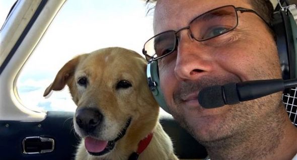 A veterán megtanult repülőt vezetni és vásárolt egy gépet, hogy új gazdikhoz szállítsa az altatásra váró kutyákat