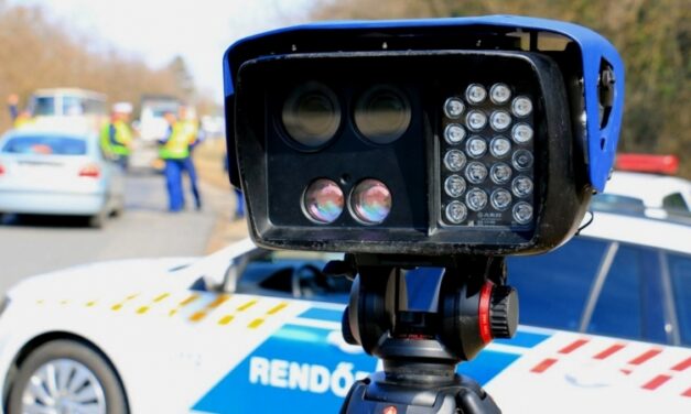 Sebességmámor Lakott területen 124 km/h sebességet rögzített a rendőrök készüléke.